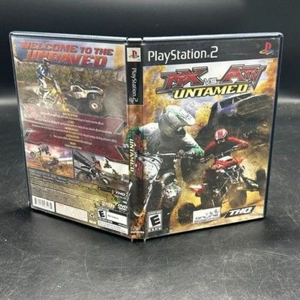 MX vs ATV Untamed PS2 THQ (Sony PlayStation 2, 2007) Complete W/ Manual
